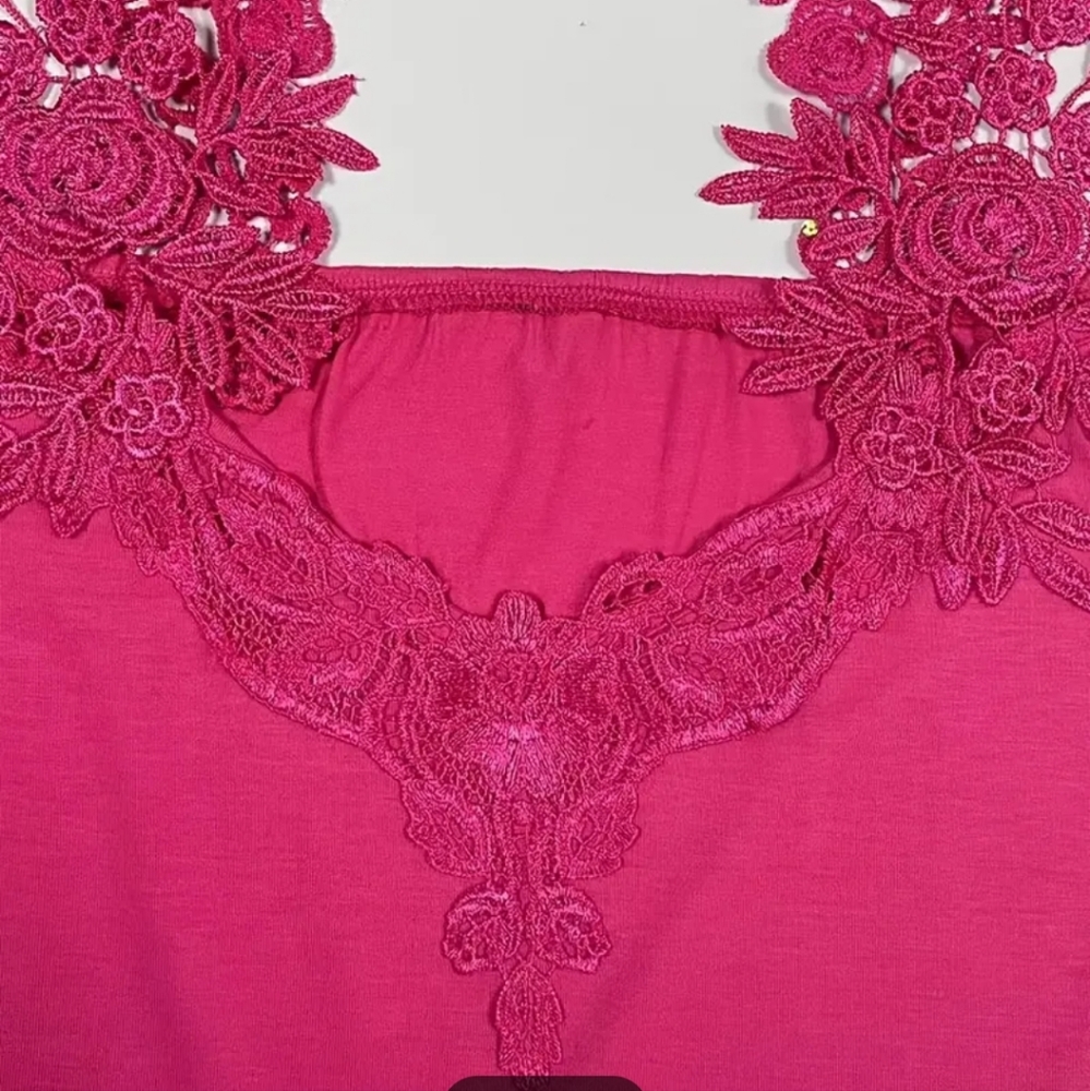 Floral stitch short sleeve shirt - Picture 2 of 2